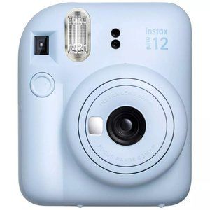 (NEVER USED) Fujifilm Instax Mini 12 Instant Camera Bundle; Color: Pale Blue